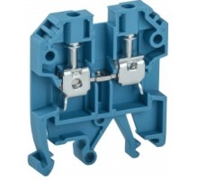 IEK YZN30-004-K07 Клемма винтовая КВИ-4мм2 синяя