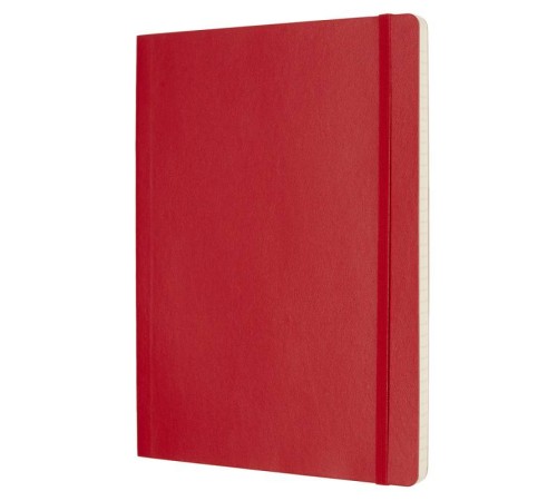 Блокнот Moleskine CLASSIC SOFT QP621F2 XLarge 190х250мм 192стр. линейка мягкая обложка красный