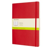 Блокнот Moleskine CLASSIC SOFT QP623F2 XLarge 190х250мм 192стр. нелинованный мягкая обложка красный