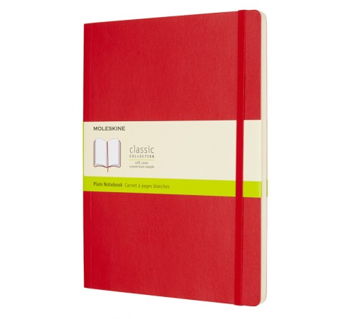 Блокнот Moleskine CLASSIC SOFT QP623F2 XLarge 190х250мм 192стр. нелинованный мягкая обложка красный Блокнот Moleskine CLASSIC SOFT QP623F2 XLarge 190х250мм 192стр. нелинованный мягкая обложка красный