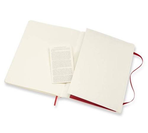 Блокнот Moleskine CLASSIC SOFT QP623F2 XLarge 190х250мм 192стр. нелинованный мягкая обложка красный Блокнот Moleskine CLASSIC SOFT QP623F2 XLarge 190х250мм 192стр. нелинованный мягкая обложка красный