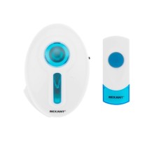 REXANT 73-0060 Беспроводной дверной звонок 220 вольт кнопка IP 44    RX-6