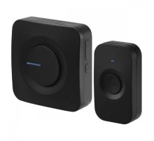 REXANT 73-0017 Беспроводной дверной звонок 52 мелодии IP56 (черный)