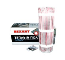 Rexant 51-0526-2 Тёплый пол (нагревательный мат) Classic RNX-14,0-2100 (площадь 14,0 м2 (0,5 х 28,0 м)), 2100 Вт, двухжильный с экраном