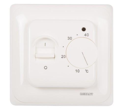 Rexant 51-0581 Терморегулятор механический с датчиком температуры пола (R70XT) (3500Вт) (бежевый)