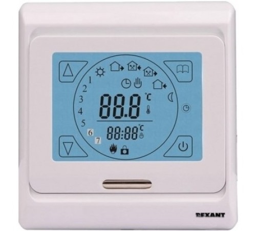 Rexant 51-0533 Терморегулятор сенсорный с автоматическим программированием (R91XT) Rexant 51-0533 Терморегулятор сенсорный с автоматическим программированием (R91XT)