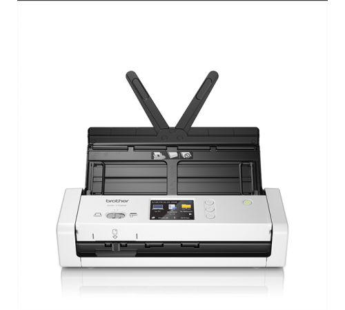 Сканер Brother Документ-сканер ADS-1700W, A4, 25 стр/мин, цветной, 1200 dpi, Duplex, ADF20, сенс.экран, USB 3.0, WiFi (ADS1700WUN1)