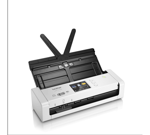Сканер Brother Документ-сканер ADS-1700W, A4, 25 стр/мин, цветной, 1200 dpi, Duplex, ADF20, сенс.экран, USB 3.0, WiFi (ADS1700WUN1)