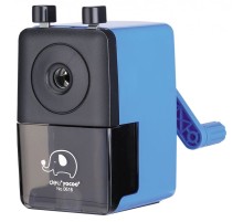 Точилка для карандашей механическая Deli E0616 1 отверстие пластик ассорти коробка