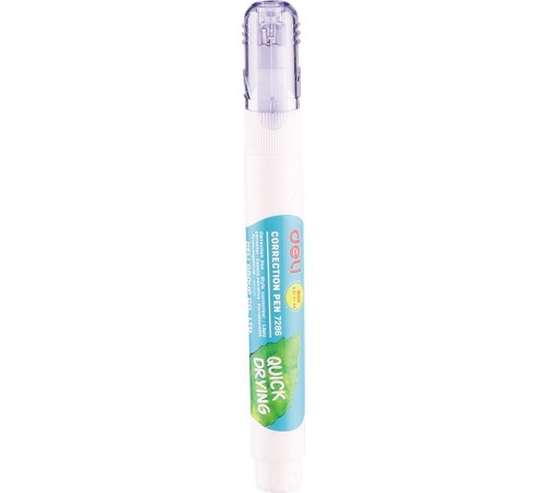 Ручка корректор Deli E7286 шариковый белый 8мл