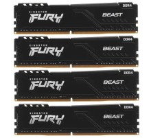 Kingston DRAM 64GB 3200MHz DDR4 CL16 DIMM (Kit of 4) FURY Beast Black EAN: 740617319835