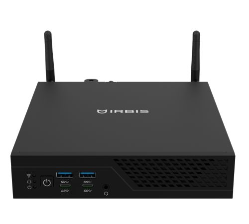 Персональный компьютер IRBIS Smartdesk, Mini (uSFF) i3-12100 1x8GB DDR4 3200 256GB SSD М2+ 1 Cage for Sata SSD+ CABLE Intel UHD Graphics NoDVD Intel AX201, 11ax 2x2 + BT5.1 USB NO_OS By Irbis (PCB311)