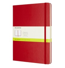 Блокнот Moleskine CLASSIC QP092F2 XLarge 190х250мм 192стр. нелинованный твердая обложка красный
