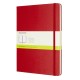 Блокнот Moleskine CLASSIC QP092F2 XLarge 190х250мм 192стр. нелинованный твердая обложка красный
