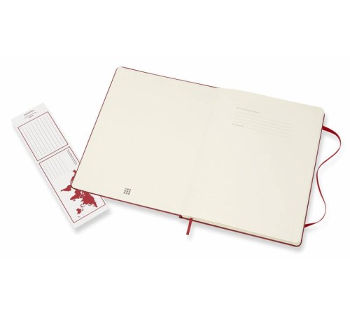 Блокнот Moleskine CLASSIC QP092F2 XLarge 190х250мм 192стр. нелинованный твердая обложка красный