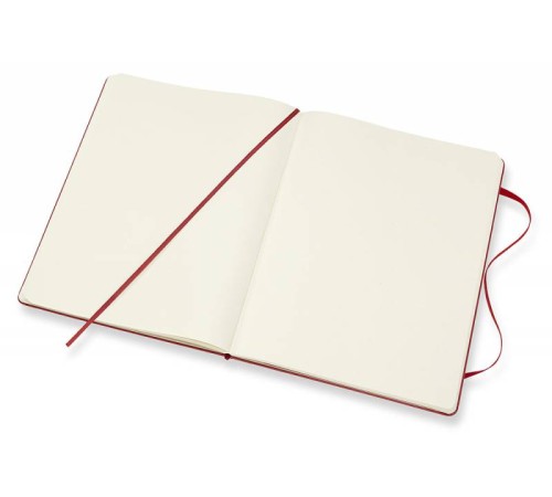 Блокнот Moleskine CLASSIC QP092F2 XLarge 190х250мм 192стр. нелинованный твердая обложка красный