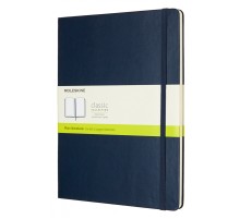 Блокнот Moleskine CLASSIC QP092B20 XLarge 190х250мм 192стр. нелинованный твердая обложка синий