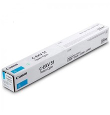 Тонер Canon C-EXV51C 0482С002 голубой туба для копира iR-ADV C5535/5535i/5540i/5550i/5560ii MFP