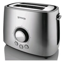 Тостер Gorenje T1000E 1000Вт серебристый/черный