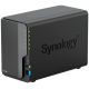 Системы хранения данных Synology  DC 2,0GhzCPU/2GB(upto6)/RAID0,1/up to 2HDDs SATA(3,5' 2,5')/2xUSB3.2/2GigEth/iSCSI/2xIPcam(up to 25)/1xPS /1YW (repl DS220+) (DS224+)