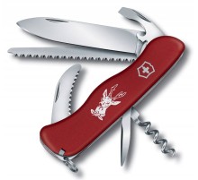 Нож перочинный Victorinox HUNTER (0.8573) 111мм 12функций красный