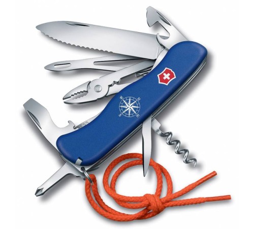Нож перочинный Victorinox SKIPPER (0.8593.2W) 111мм 18функций синий Нож перочинный Victorinox SKIPPER (0.8593.2W) 111мм 18функций синий