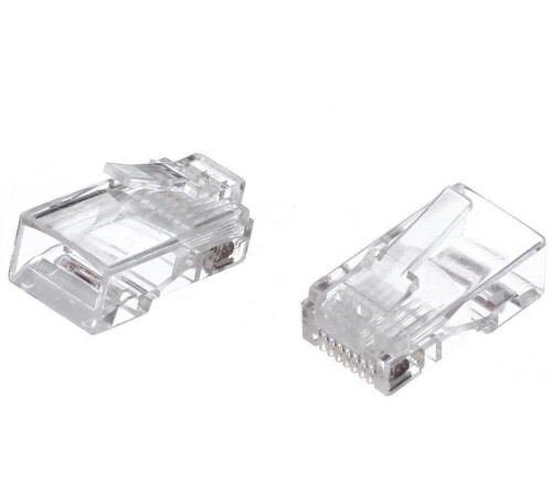 Коннекторы RJ-45 (8P8C) для UTP кабеля 6кат. ( упаковка 100 шт.) VCOM <NM006-1/100> VCOM NM006-1/100