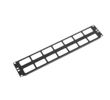 ЦМО Горизонтальный кабельный органайзер 19" 2U с окнами для кабеля, цвет черный