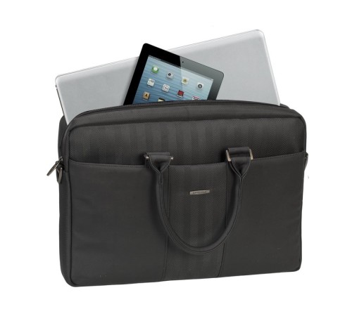 Сумка для ноутбука 15.6" Riva 8135 черный полиуретан/полиэстер (8135 BLACK) Сумка для ноутбука 15.6" Riva 8135 черный полиуретан/полиэстер (8135 BLACK)