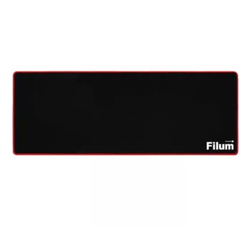 Filum FL-MP-XL-GAME Коврик игровой для мыши, серия- Bulldozer,  черный, оверлок, размер “XL”- 900*450*3 мм, ткань+резина.