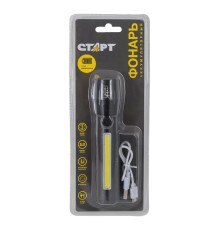 СТАРТ (4610116211809) Фонарь  LHE 518-C1 Black 30/120