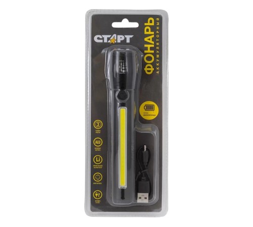 СТАРТ (4610116211816) Фонарь LHE 519-C1 Black 30/120 СТАРТ (4610116211816) Фонарь LHE 519-C1 Black 30/120