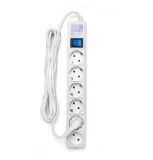 Сетевой фильтр Powercube SPG(5+1)-16B-5М-WHITE 5м (6 розеток) белый (коробка)