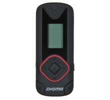 Плеер Flash Digma R3 8Gb черный/0.8"/FM/microSDHC/clip
