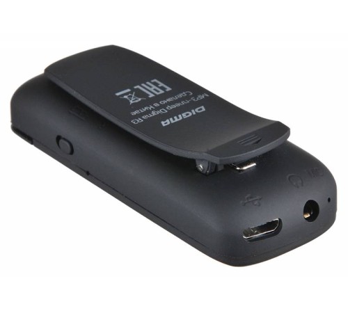Плеер Flash Digma R3 8Gb черный/0.8"/FM/microSDHC/clip