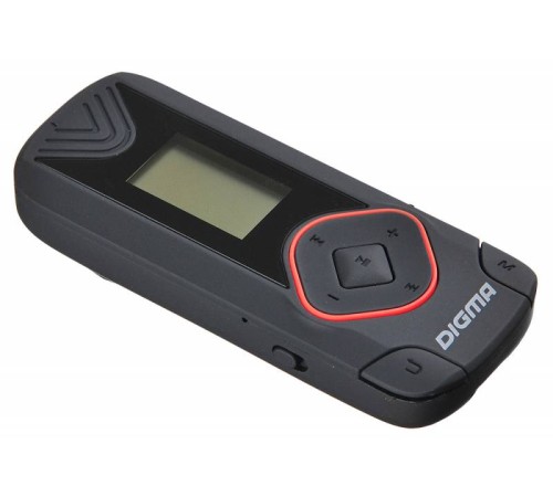 Плеер Flash Digma R3 8Gb черный/0.8"/FM/microSDHC/clip