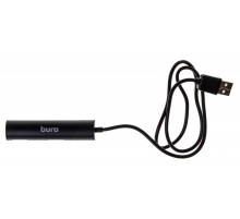 Разветвитель USB 2.0 Buro BU-HUB4-0.5R-U2.0 4порт. черный