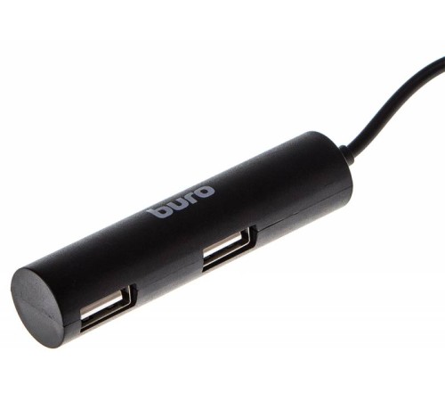 Разветвитель USB 2.0 Buro BU-HUB4-0.5R-U2.0 4порт. черный Разветвитель USB 2.0 Buro BU-HUB4-0.5R-U2.0 4порт. черный