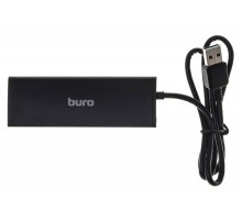 Разветвитель USB 3.0 Buro BU-HUB4-0.5-U3.0 4порт. черный