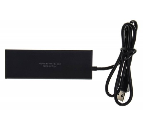 Разветвитель USB 3.0 Buro BU-HUB4-0.5-U3.0 4порт. черный Разветвитель USB 3.0 Buro BU-HUB4-0.5-U3.0 4порт. черный