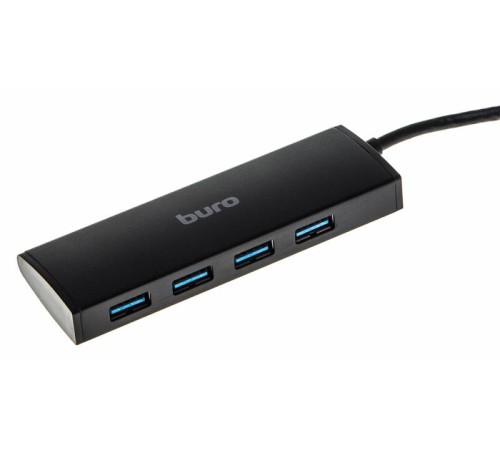 Разветвитель USB 3.0 Buro BU-HUB4-0.5-U3.0 4порт. черный Разветвитель USB 3.0 Buro BU-HUB4-0.5-U3.0 4порт. черный