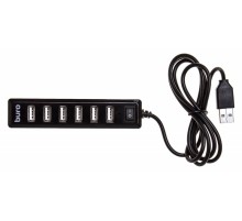 Разветвитель USB 2.0 Buro BU-HUB7-1.0-U2.0 7порт. черный