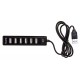 Разветвитель USB 2.0 Buro BU-HUB7-1.0-U2.0 7порт. черный