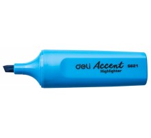 Текстовыделитель Deli Accent ES621BLUE Delight скошенный пиш. наконечник 1-5мм синий