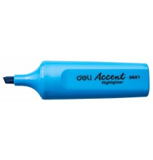 Текстовыделитель Deli Accent ES621BLUE Delight скошенный пиш. наконечник 1-5мм синий