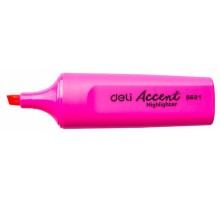 Текстовыделитель Deli Accent ES621PINK Delight скошенный пиш. наконечник 1-5мм розовый