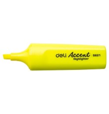 Текстовыделитель Deli ES621yell Delight скошенный пиш. наконечник 1-5мм желтый