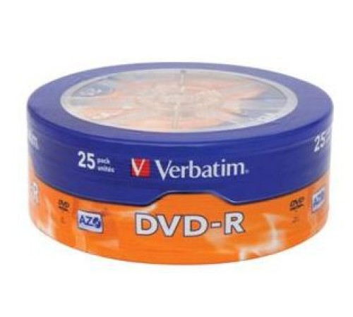 Диск DVD-R Verbatim 4.7Gb 16x Cake Box (25шт) (43730) Диск DVD-R Verbatim 4.7Gb 16x Cake Box (25шт) (43730)