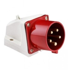 EKF ps-525-32-380 Вилка стационарная 525 3P+PE+N 32А 380В IP44 EKF PROxima