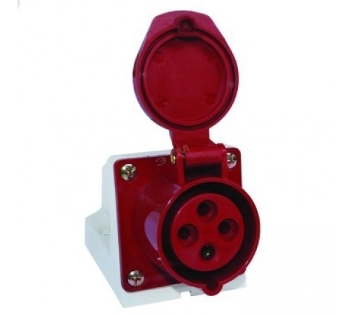 EKF ps-124-32-380 Розетка стационарная наружная 124 3Р+РЕ 32А 380В IP44 EKF PROxima EKF ps-124-32-380 Розетка стационарная наружная 124 3Р+РЕ 32А 380В IP44 EKF PROxima